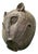 Large African Benin Bronze Leopard's Head, 1950 For Sale