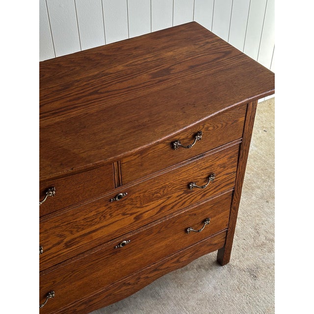 Antique Oak Chest of Drawers, Late 19th Century For Sale - Image 11 of 15