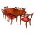 Antique Victorian Extending Dining Table and Swagback Chairs, 1880s, Set of 9 For Sale - Image 15 of 15