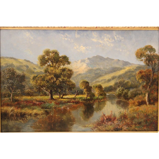 Early 20th Centuty Landscape Painting For Sale - Image 4 of 11
