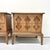 1950s Pair of Kent Coffey Perspecta Mid Century Modern Oak Nightstands Moroccan, Attributed For Sale In Charlotte - Image 6 of 15