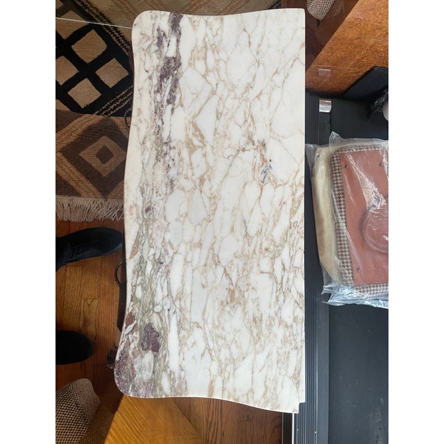 Late 18th Century Antique French Louis XV Style Bombe Chest With Marble Top For Sale - Image 5 of 12