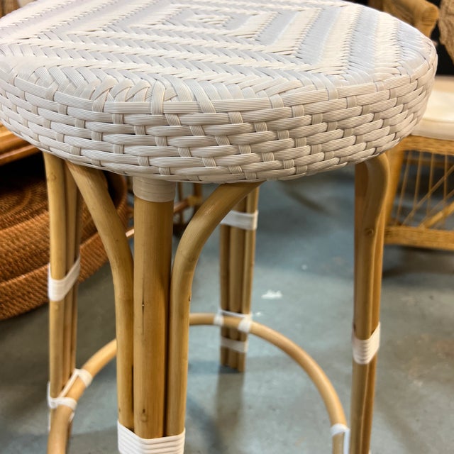 French Style Backless Bistro Bar Stool Chairish