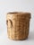 Brown Vintage Lidded Storage Basket For Sale - Image 8 of 12