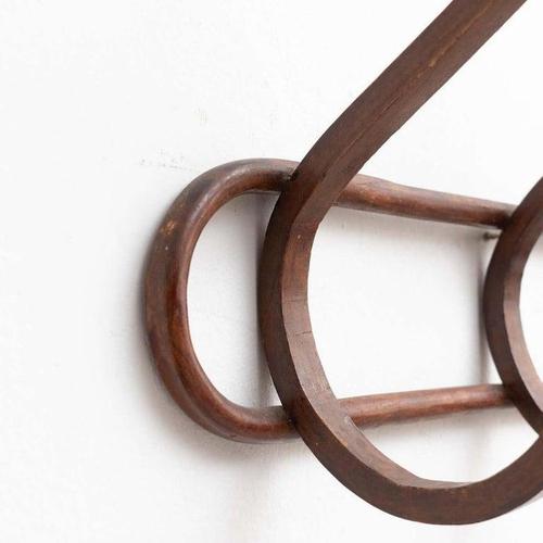 Wood Mid-Century Modern Spanish Wooden Coat Hanger, 1950s For Sale - Image 7 of 16