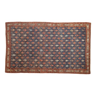 Antique Distressed Kurdish Carpet - 6'5" X 10'8" For Sale