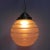1930s Art Deco Ribbed Glass Globe Ceiling Lamp, 1930s For Sale - Image 5 of 11