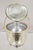 Metal Vintage Wallace Mid Century Modern Silver Plated Glass Lined Hinged Ice Bucket For Sale - Image 7 of 11