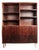Vintage Danish Bookcase in Rosewood and Brass by Erik Brouer for Brouers Mobelfabrik, 1960 For Sale