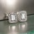 Metal Natural Sapphire Diamond Stud Earrings 14k W Gold 0.96 TCW Certified For Sale - Image 7 of 16