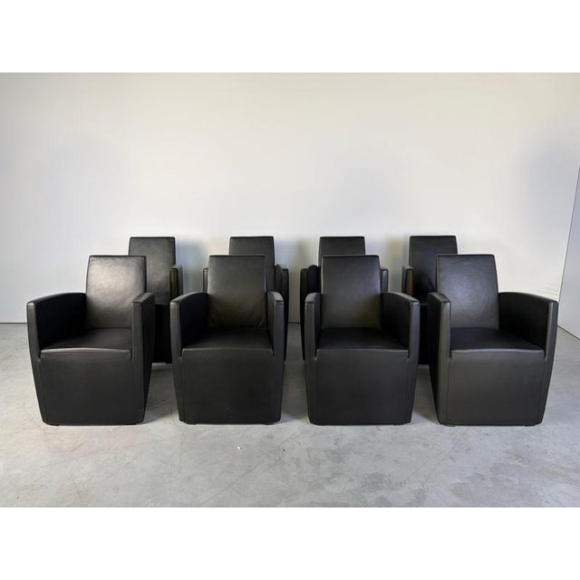J Lang Chairs designed by Philippe Starck in 1987 These armchairs were part of the Lang collection, created to furnish the...