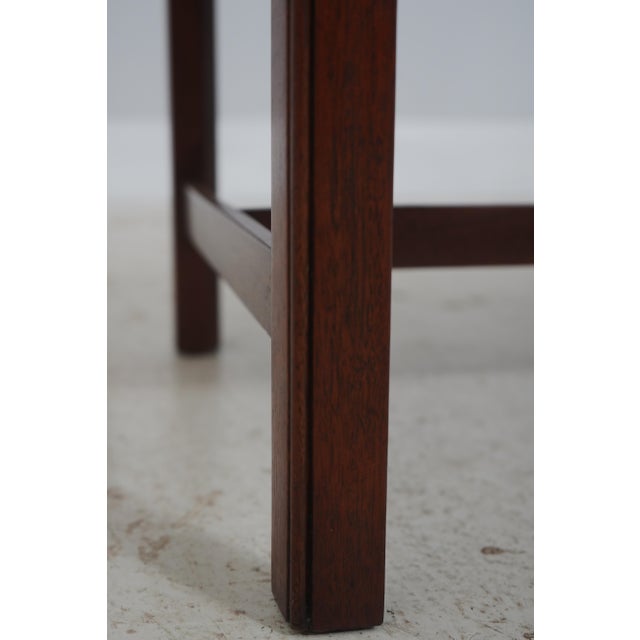 Vintage Mahogany Butler’s Tray Coffee Cocktail Table For Sale - Image 9 of 16