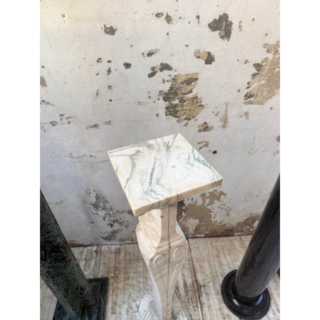 Marble Columns or Pedestals, 1970s, Set of 4 For Sale - Image 18 of 18
