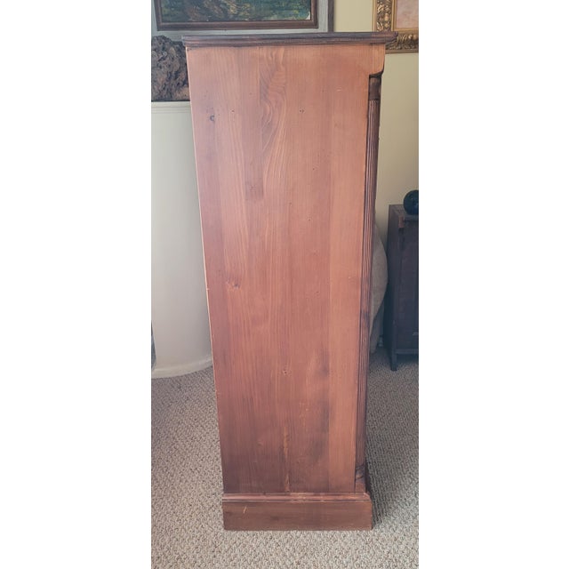 French Country Fine Vintage Pine Chippendale Style Lingerie Chest For Sale - Image 3 of 16