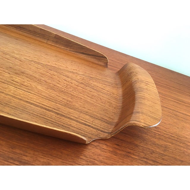 Scandinavian Teak Tray from Silva, 1960s For Sale - Image 6 of 8