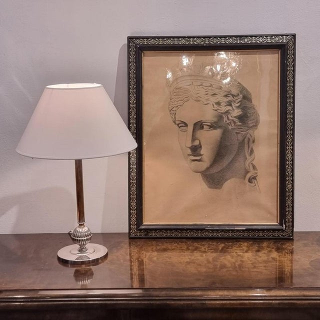 Swedish Silver Plated Table Lamp, 1930s For Sale - Image 10 of 11