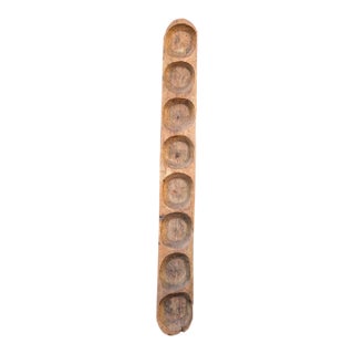 19th Century Oblong Primitive Dough Bowl For Sale