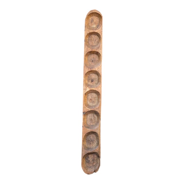 19th Century Oblong Primitive Dough Bowl For Sale