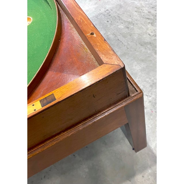 Antique Folding Long Bagatelle Coffee Table For Sale - Image 9 of 10