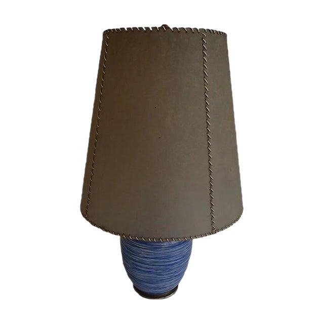 Table Lamp with Parchment Shade from WMF, 1950s For Sale