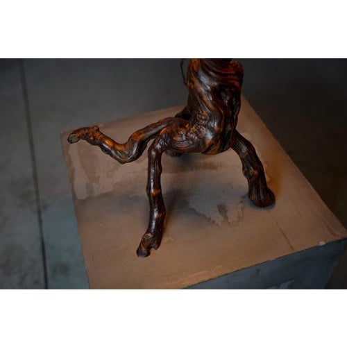 Grape Wood Table Lamp, France, 1960s For Sale - Image 9 of 10