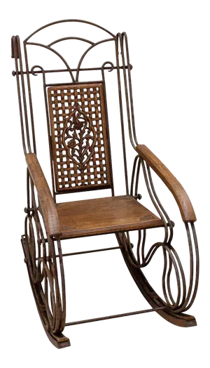 Italian Antique Rocking Chair
