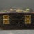 Wood Vintage Chinese Zitan Wood Box With Gold Painted Bird & Gemstone Inlay - Chinoiserie Jewelry Box For Sale - Image 7 of 9