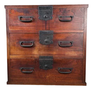 Meiji Tansu Chest of Drawers, Japan, 1890s