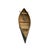Late 20th Century Canoe Model With Paddle and Base Large Wood Rowboat Vintage Cabin Nautical Decor For Sale - Image 5 of 7