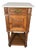 Antique French Marble Top Oak Nightstand For Sale