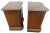 Wood 1960s Heritage Grand Tour Curved Walnut Nightstands End Tables Cabinet, Shelf Set of Two For Sale - Image 7 of 12