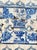 Blue Antique 18th Century Portuguese Blue & White Flowerpiece on a Classical Stand Tile Mural For Sale - Image 8 of 16
