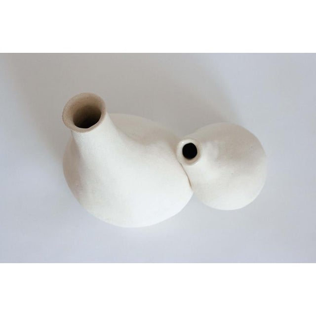 Contemporary Under the Cabinet I & II Vases in Ceramic by Lillian Tørlen, Set of 2 For Sale - Image 3 of 8