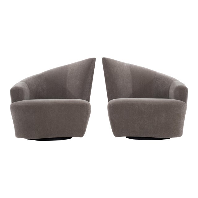 Vladimir Kagan Lounge Chairs A Pair Chairish
