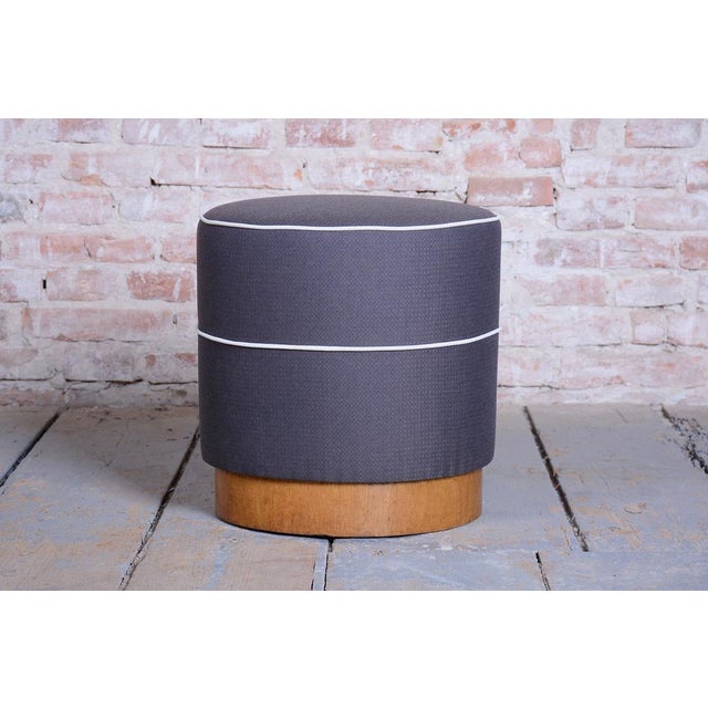 Art Deco Stool in Oak,, Czech, 1920s For Sale - Image 9 of 16