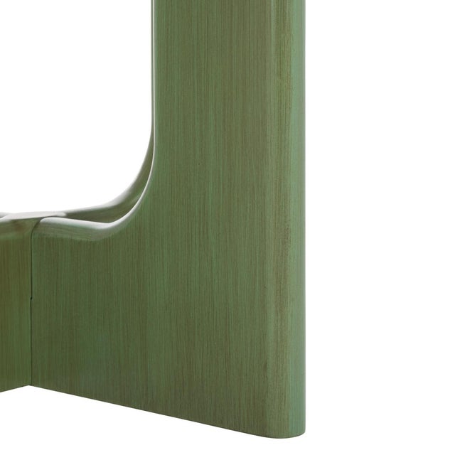 Early 21st Century Ashanka End Table in Green For Sale - Image 5 of 8