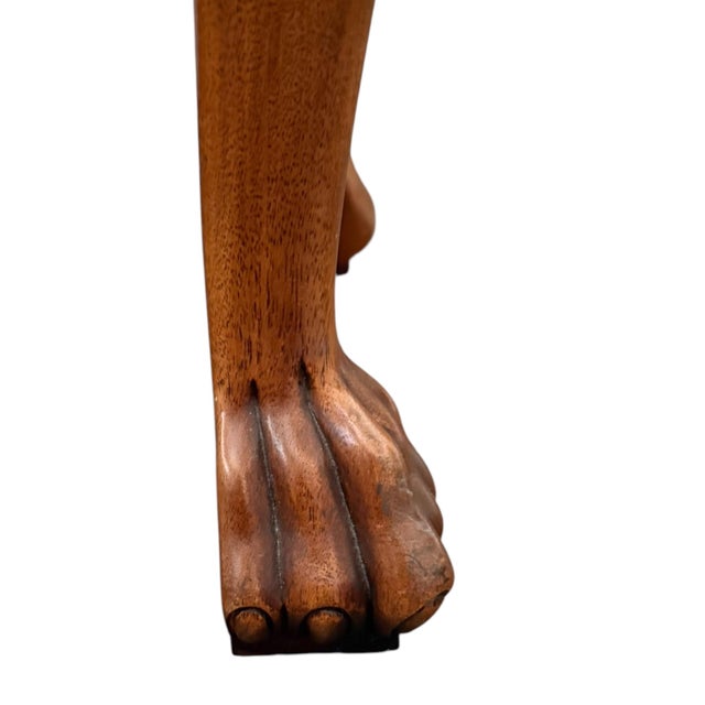 Brown Vintage Baker Furniture Georgian Style Mahogany Canterbury Side Table With Removable Caddy For Sale - Image 8 of 11