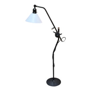 One of a Kind Pivoting Head Floor Lamp For Sale