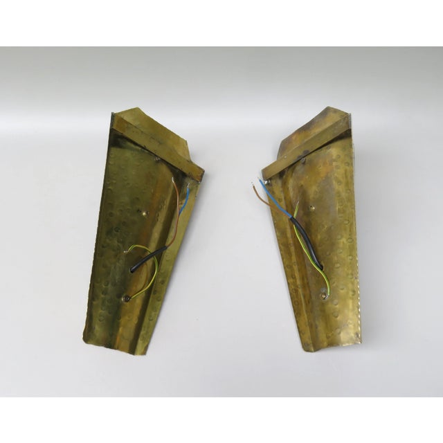 Brass Wall Lights, 1950s, Set of 2 For Sale - Image 15 of 17