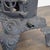 Vintage Iron Parlor Stove With Ornate Details For Sale - Image 9 of 10