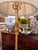 2020s Contemporary Ralph Lauren Brushed Gold Tall Buffet Lamps With Off White Silk Shades, a Pair For Sale - Image 5 of 9