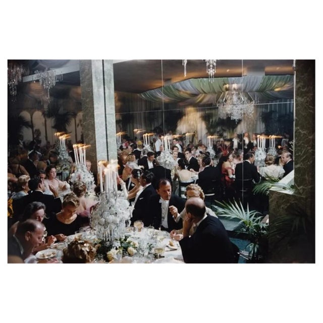 Slim Aarons, Party at Romanoffs, Estate Stamped Photographic Print, 1959 / 2020s For Sale