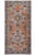 Shabby Chic 1990's Vintage Orange/Blue Wool Rug - 4'9'' X 9'11'' For Sale - Image 10 of 10