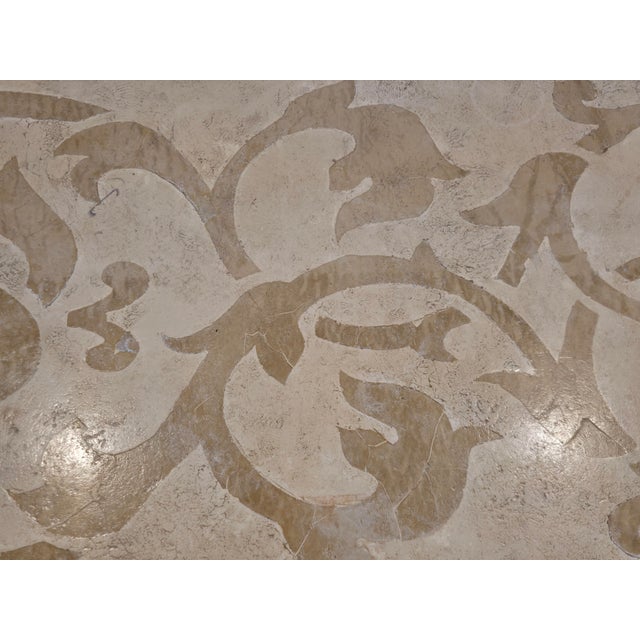 Late 20th Century Stunning Wrought Iron Console Table of Fruits and Twisted Branch Feet For Sale - Image 9 of 15