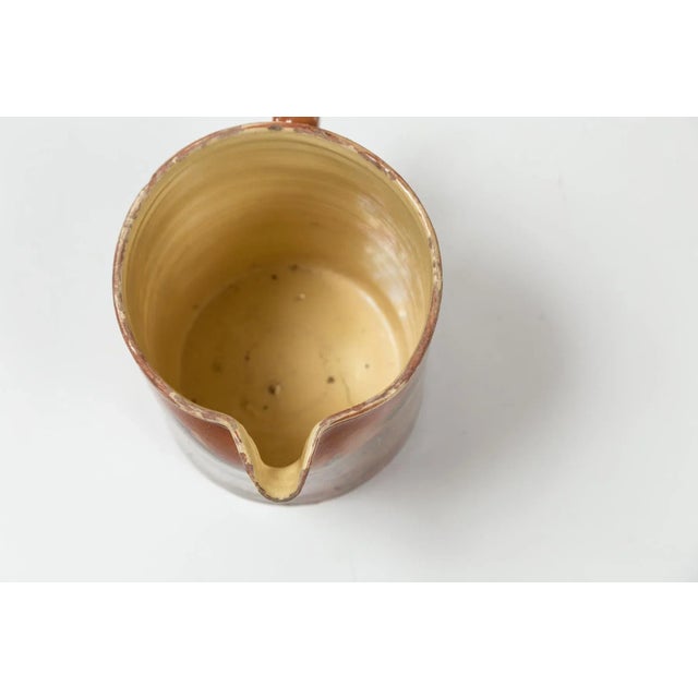 Antique Large Jaspé Pottery Pitcher, Late 19th Century, France For Sale In New York - Image 6 of 9