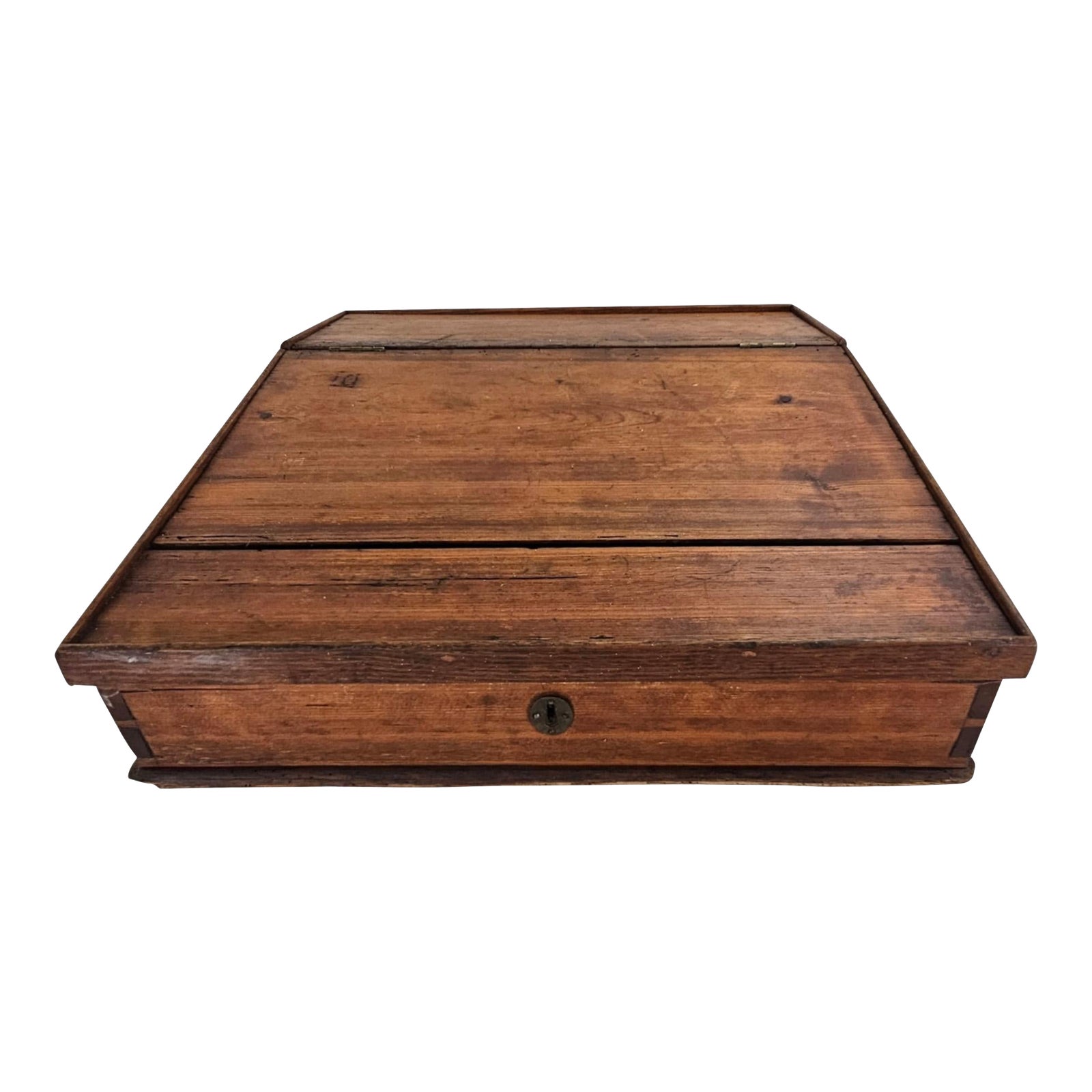 Pine Sloping Clerks Writing Desk Furniture | Chairish