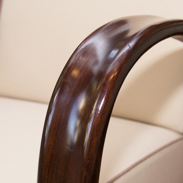 1940s H-269 Lounge Armchairs by Jindrich Halabala for UP Zavody, 1930s, Set of 2 For Sale - Image 5 of 13