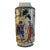 Vintage Chinese Famille Rose Scholar Scene Porcelain Vase 13.25” Tall For Sale