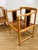 1960s Vintage Pair of Faux Bamboo Asian / Chinoiserie Chic Pagoda Chairs For Sale - Image 5 of 17