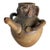 Late 20th Century Signed Louis Mendez Sculptural Ceramic Figural Pitcher For Sale
